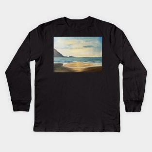 Rockaway Beach by Tabitha Kremesec Kids Long Sleeve T-Shirt
